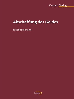 cover image of Abschaffung des Geldes